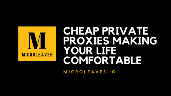 Cheap Private proxies