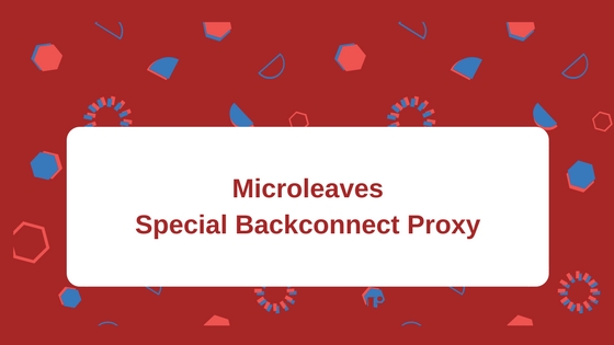 Special Backconnect Proxy