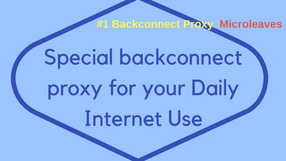 Special backconnect proxy