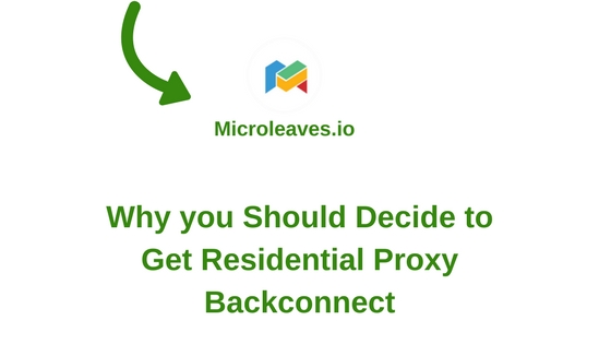 get residential proxy backconnect